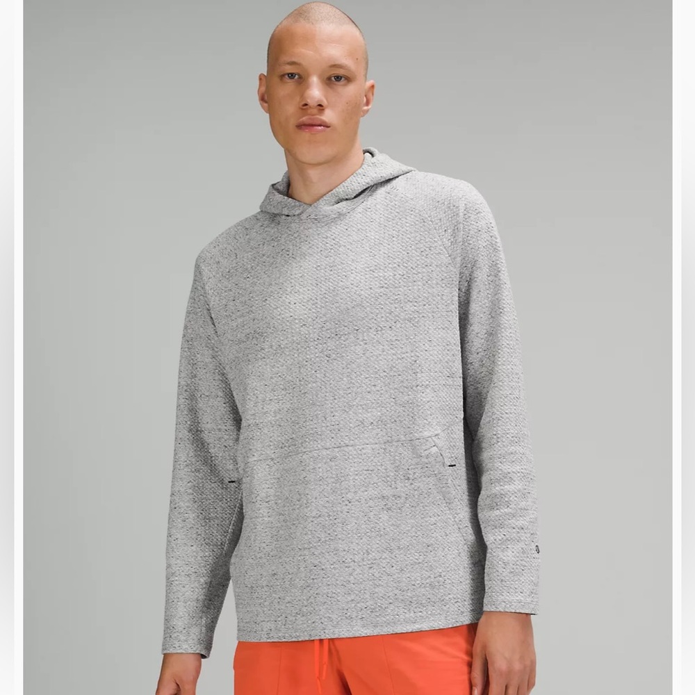 Lululemon At Ease Hoodie - Heathered Light Gray